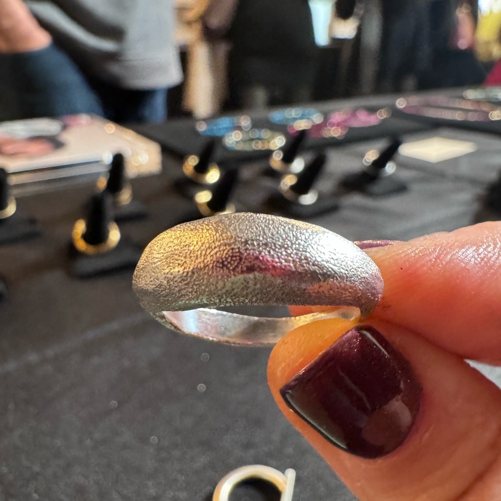 Hand Forged Silver Rings - Picture 4 of 6